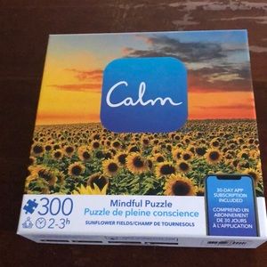 Calm 300 piece mindful puzzle with app
